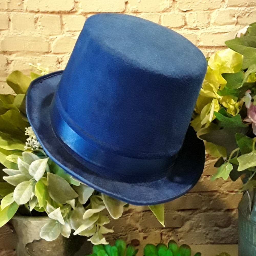 Blue top hat